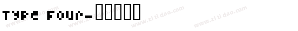 Type Four字体转换